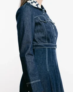 Aiste Cropped Denim Jacket