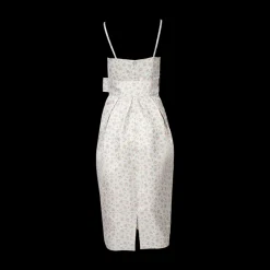 Artichoke Belted Jacquard Dress
