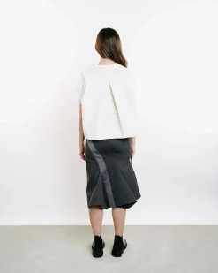 Asymmetric Midi Skirt