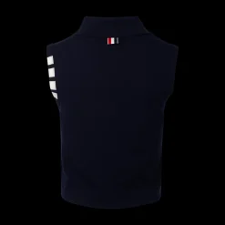 4-Bar Button-Down Vest
