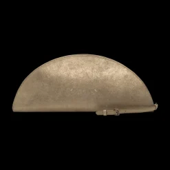 Big Half Moon Leather Clutch