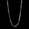 Black Opal Bead Necklace