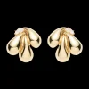 Blooming Teardrop Cluster Earrings