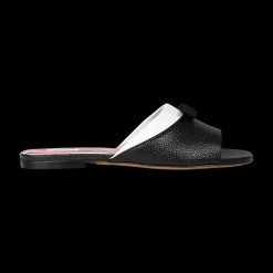 Bow & Collar Claquette Sandals