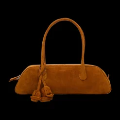 Brigitte Trapeze Suede Bag