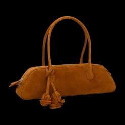 Brigitte Trapeze Suede Bag