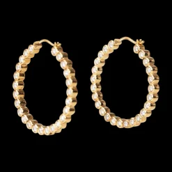 Bubble Double-Sided Diamond Hoops