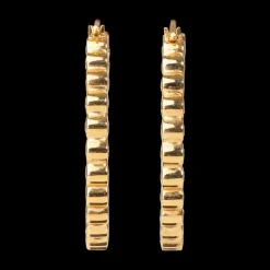 Bubble Double-Sided Diamond Hoops