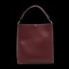 Burgundy Toasted Folded Tote Bag