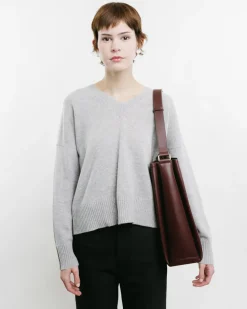 Burgundy Toasted Folded Tote Bag