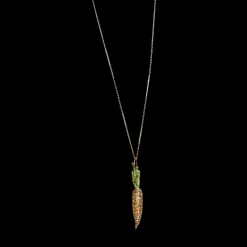 Carrot Pendant Necklace
