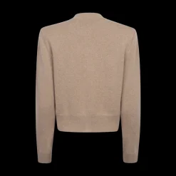 Cashmere Shoulder Pad Cardigan