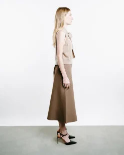 Cashmere Tie Sleeveless Tank