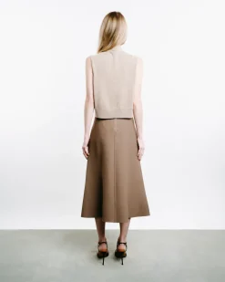 Cashmere Tie Sleeveless Tank