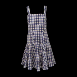 Checked Skater Dress