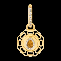Citrine Fire Earring (Single)