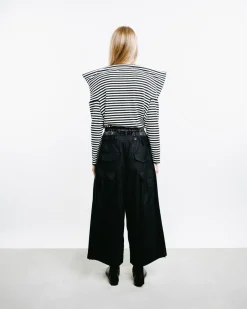 Cropped Cargo Trousers