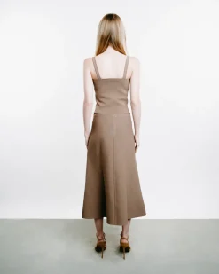 Crêpe Knit Square Camisole