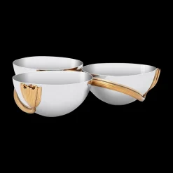 Deco Leaves Condiment Server