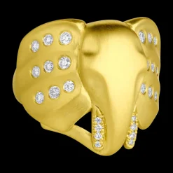 Diamond Elephant Ring