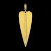 Diamond Skinny Heart Pendant