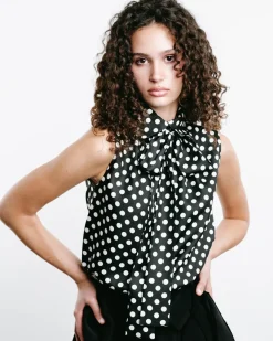 Dots Bow-Tie Shirt