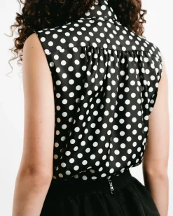 Dots Bow-Tie Shirt