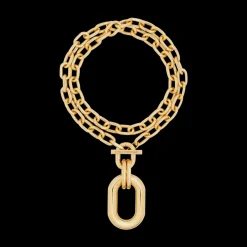 Double XL Link Necklace With Pendant
