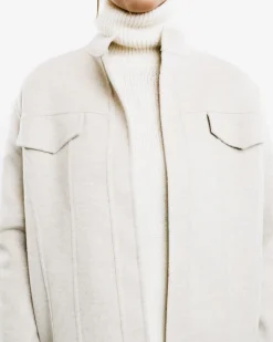 Double-Faced Cashmere Jean Jacket