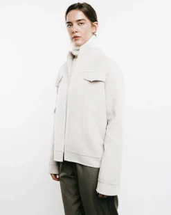 Double-Faced Cashmere Jean Jacket