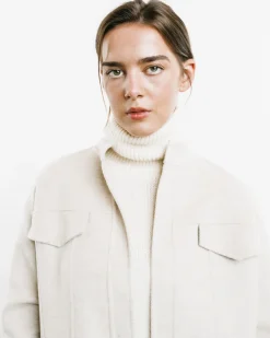 Double-Faced Cashmere Jean Jacket
