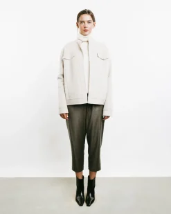 Double-Faced Cashmere Jean Jacket