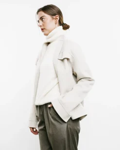 Double-Faced Cashmere Jean Jacket