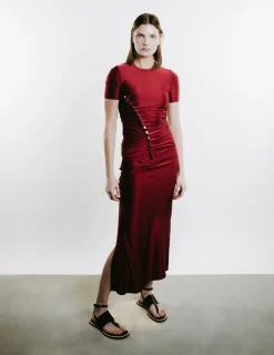 Draped Jersey Skirt