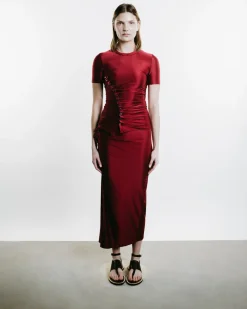 Draped Jersey Skirt