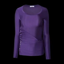 Draped Jersey Top