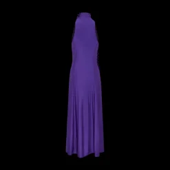 Draped Satin Jersey Cocktail Dress