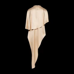 Draped Silk Blouse