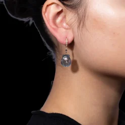 Dream Shell Labradorite Earrings