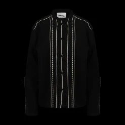Embroidered Striped Shirt