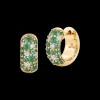Emerald Tidepool Huggie Hoops
