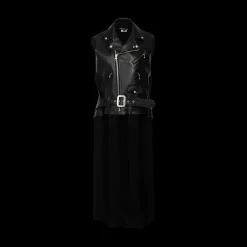 Faux Leather Maxi Dress
