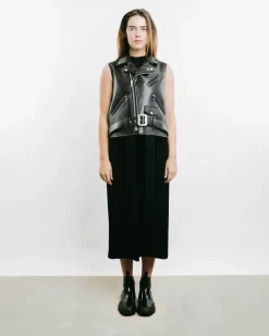 Faux Leather Maxi Dress
