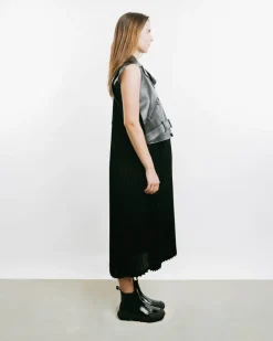 Faux Leather Maxi Dress