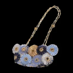 Flower 1969 Metallic Disc Bag