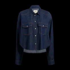 Grenon Asymmetric Denim Shirt
