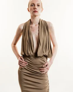 Halter Midi Dress