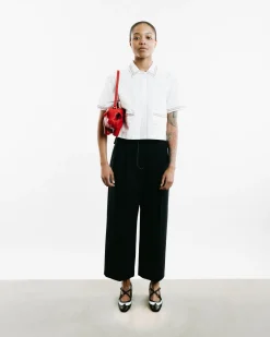High-Rise Double Pleat Trousers