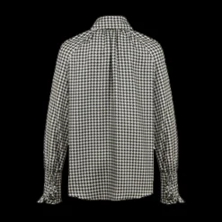 Houndstooth Bow-Tie Shirt