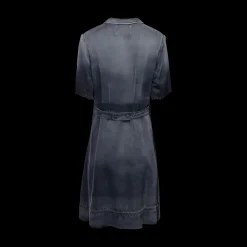 Industrial Satin Midi Dress